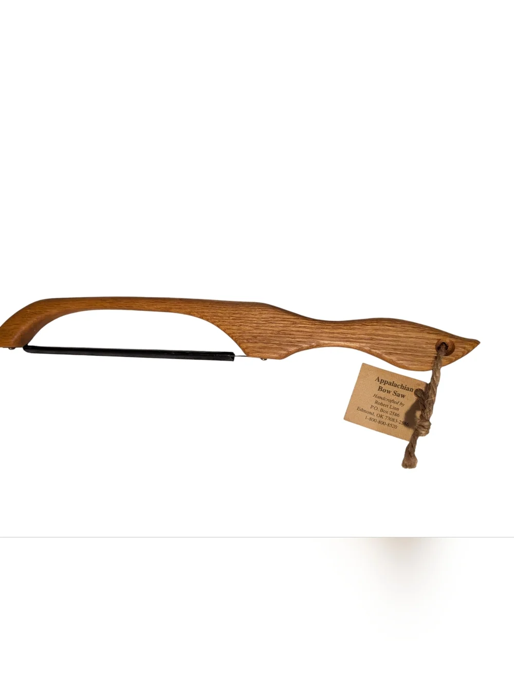 Handmade Oak Appalachian bread‎ bow knife with cover